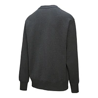 Men's Mitchell & Ness Charcoal Los Angeles Kings Playoff Win Fleece Pullover Sweatshirt