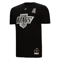 Men's Mitchell & Ness Luc Robitaille Black Los Angeles Kings  Name Number T-Shirt