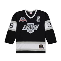 Men's Mitchell & Ness Wayne Gretzky Black Los Angeles Kings Big Tall 1992/93 Blue Line 2.0 Jersey