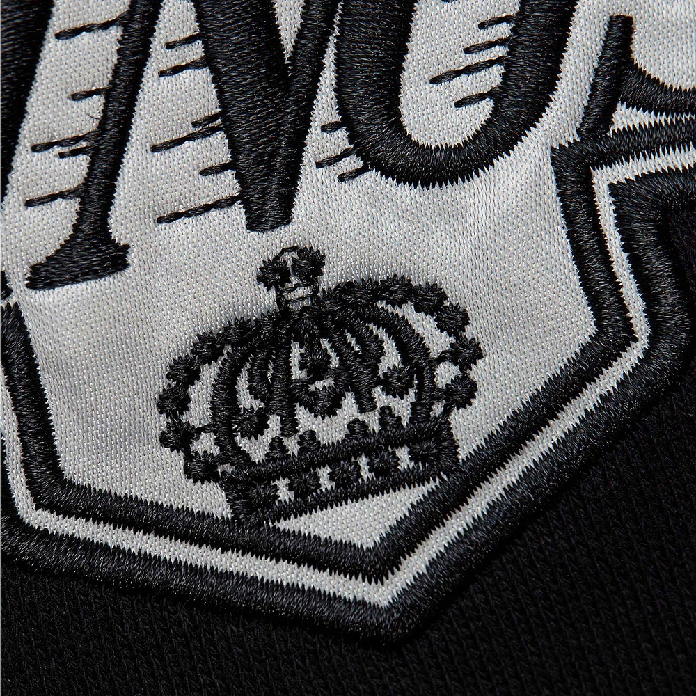 Men's Mitchell & Ness Wayne Gretzky Black Los Angeles Kings Premium Name Number Fleece Pullover Sweatshirt