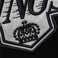 Men's Mitchell & Ness Wayne Gretzky Black Los Angeles Kings Premium Name Number Fleece Pullover Sweatshirt