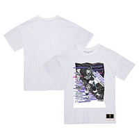 Men's Mitchell & Ness Wayne Gretzky White Los Angeles Kings Streak T-Shirt