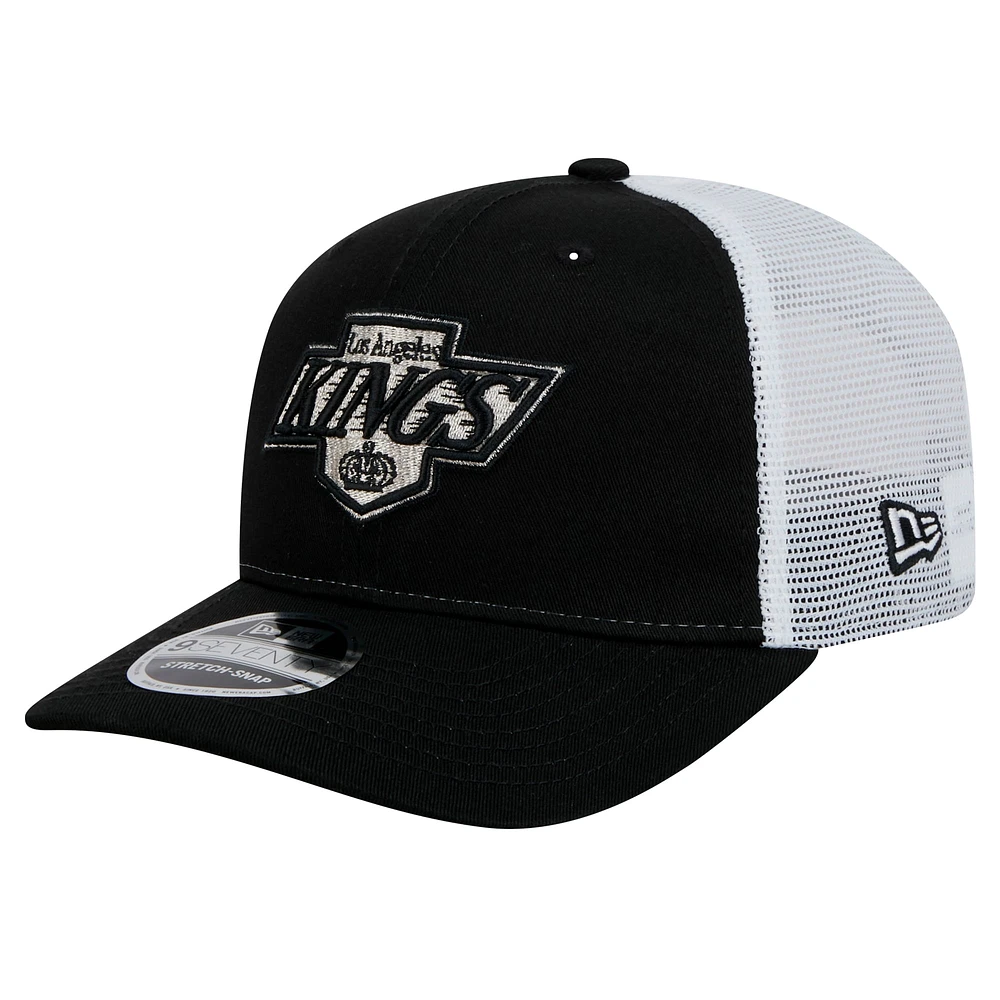 Casquette camionneur extensible 9SEVENTY Los Angeles Kings noire New Era pour homme