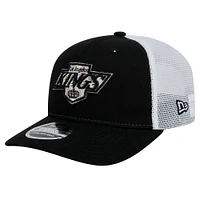 Casquette camionneur extensible 9SEVENTY Los Angeles Kings noire New Era pour homme