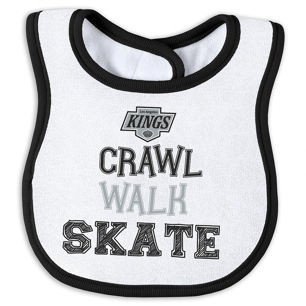 Newborn & Infant WEAR by Erin Andrews Los Angeles Kings Sleep and Play Sleeper Set with Bib