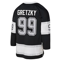Toddler Mitchell & Ness Wayne Gretzky Black Los Angeles Kings 1992/93 Blue Line 2.0 Player Jersey