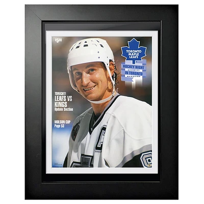 Wayne Gretzky Los Angeles Kings Hockey Night in Toronto - 12'' x 16'' Framed Program Cover