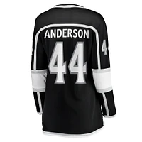 Women's Fanatics Mikey Anderson Black Los Angeles Kings Home Breakaway Player Jersey