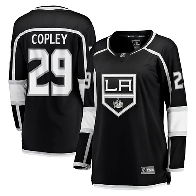 Maillot de joueur échappé à domicile Fanatics Pheonix Copley noir des Kings Los Angeles pour femmes