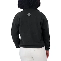 Women's WEAR by Erin Andrews  Black Los Angeles Kings Polar Fleece Half-Zip Jacket