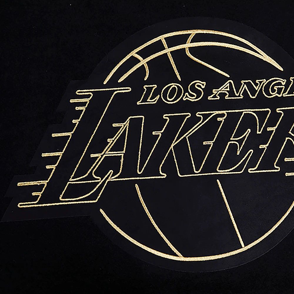 Men's Pro Standard  Black Los Angeles Lakers Full-Zip Varsity Jacket