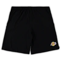Men's Concepts Sport Purple/Black Los Angeles Lakers Big & Tall T-Shirt Shorts Sleep Set