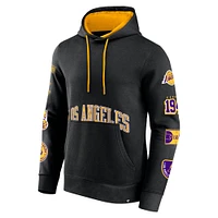 Men's Fanatics Black Los Angeles Lakers Home Court Pullover Hoodie