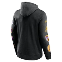 Men's Fanatics Black Los Angeles Lakers Home Court Pullover Hoodie