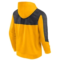 Men's Fanatics Gold Los Angeles Lakers Fundamental Foul Line Pullover Hoodie