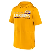 Men's Fanatics Gold Los Angeles Lakers Possession Hoodie T-Shirt