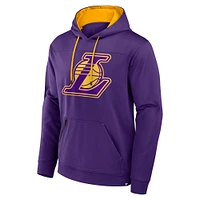 Men's Fanatics  Purple Los Angeles Lakers Reserve Defender Pullover Hoodie