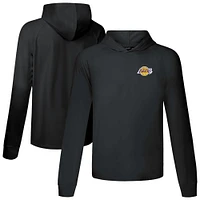 Men's Levelwear Black Los Angeles Lakers Dimension R Pullover Hoodie
