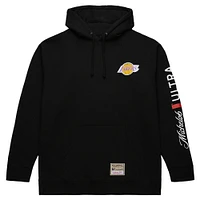 Men's Mitchell & Ness Black Los Angeles Lakers NBA x Michelob Ultra Swish Sip Pullover Hoodie