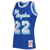 Men's Mitchell & Ness Elgin Baylor Royal Los Angeles Lakers 1996/97 Hardwood Classics NBA 75th Anniversary Diamond Swingman Jersey
