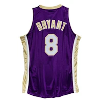 Men's Mitchell & Ness Kobe Bryant Purple Los Angeles Lakers Hall of Fame Class 2020 #8 Authentic Jersey
