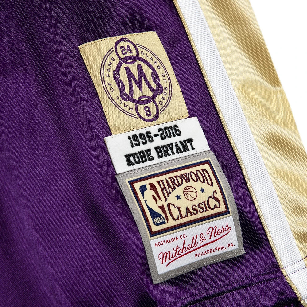 Men's Mitchell & Ness Kobe Bryant Purple Los Angeles Lakers Hall of Fame Class 2020 #8 Authentic Jersey