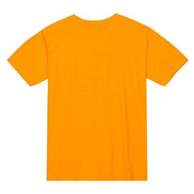 T-shirt pour homme Mitchell & Ness Orange Los Angeles Lakers Hardwood Classics Slap