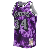 Men's Mitchell & Ness Shaquille O'Neal Purple Los Angeles Lakers 1996/97 Galaxy Swingman Jersey