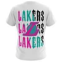 Men's Mitchell & Ness White Los Angeles Lakers A Good Trip T-Shirt