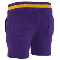 Men's NBA x Keiser Clark Purple/Gold Los Angeles Lakers No Caller ID Knit Shorts