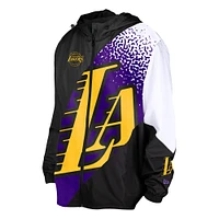 Men's New Era  Black Los Angeles Lakers 2024/25 City Edition Full-Zip Windbreaker Jacket