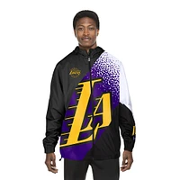 Men's New Era  Black Los Angeles Lakers 2024/25 City Edition Full-Zip Windbreaker Jacket