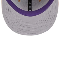 Men's New Era Brown Los Angeles Lakers Color Pack 9FIFTY Snapback Hat