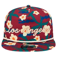 Casquette de golf à imprimé floral Los Angeles Lakers Vacation de New Era pour homme