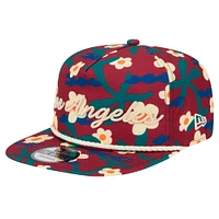Casquette de golf à imprimé floral Los Angeles Lakers Vacation de New Era pour homme
