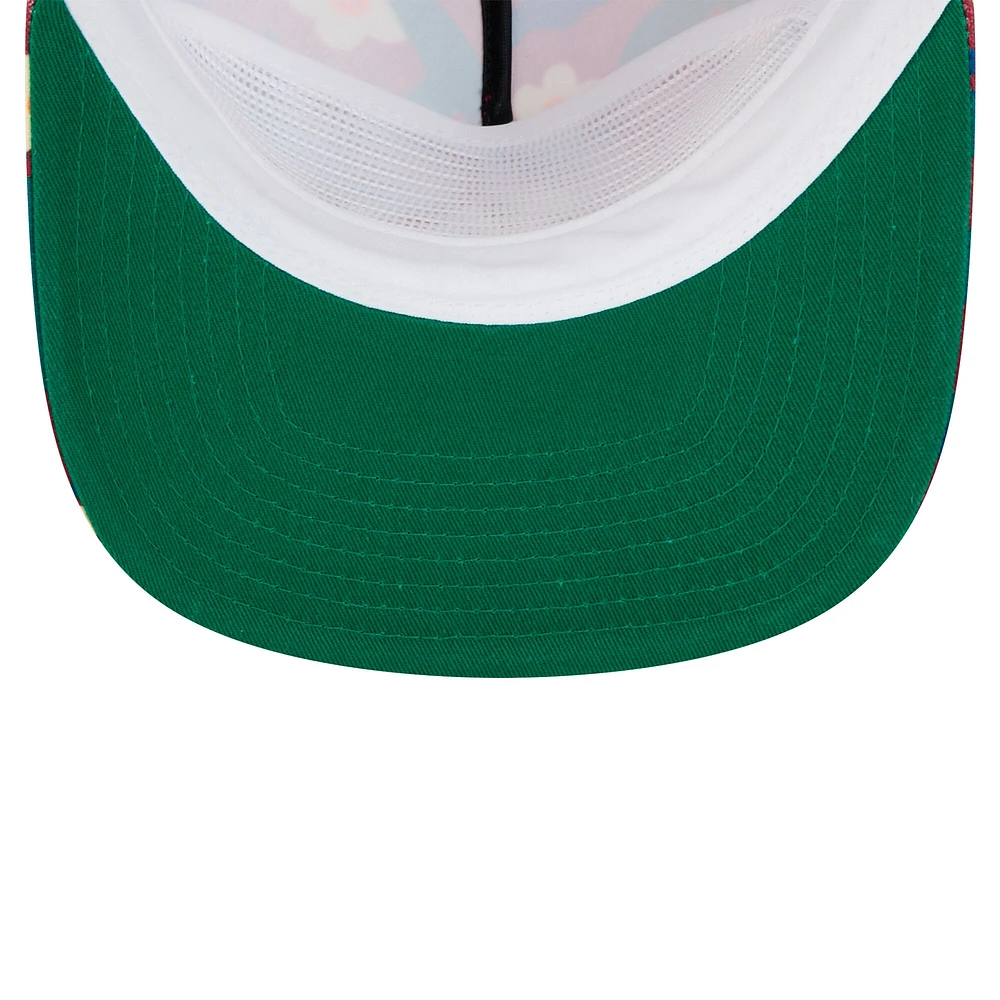 Casquette de golf à imprimé floral Los Angeles Lakers Vacation de New Era pour homme