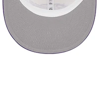 Men's New Era Purple/White Los Angeles Lakers Tear Trucker 9FIFTY Adjustable Hat