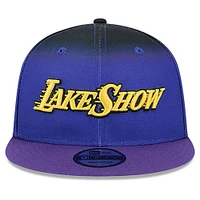 Casquette snapback 9FIFTY Los Angeles Lakers 2024/25 City Edition violette New Era pour homme