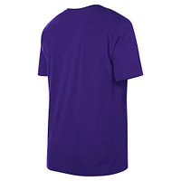 Men's New Era Purple Los Angeles Lakers Enzyme Wash Oversized T-Shirt