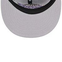 Men's New Era Purple Los Angeles Lakers Injection City Art 9FIFTY Snapback Hat