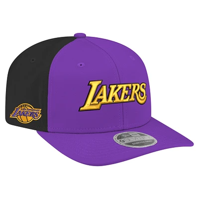 Men's New Era  Purple Los Angeles Lakers Statement Edition Jersey Hook 9SEVENTY Stretch-Snap Hat