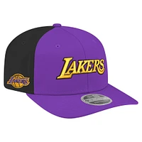 Men's New Era  Purple Los Angeles Lakers Statement Edition Jersey Hook 9SEVENTY Stretch-Snap Hat