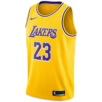 Men's Nike LeBron James Gold Los Angeles Lakers Swingman Player Jersey - Icon Edition