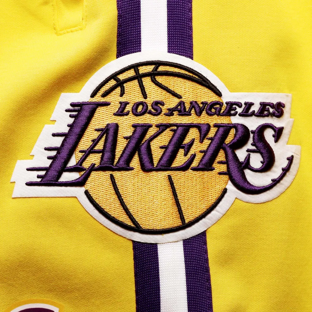 Men's Pro Standard LeBron James Gold Los Angeles Lakers Player Replica Shorts