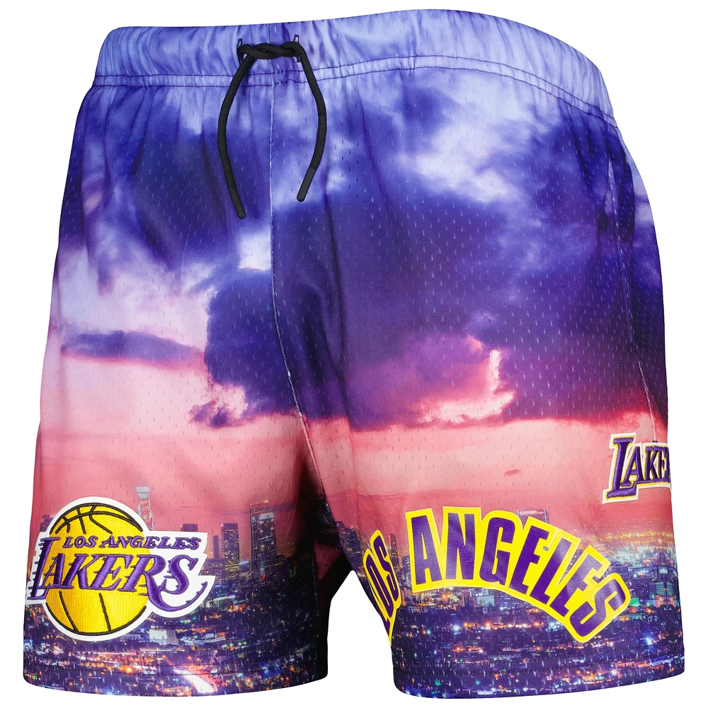 Men's Pro Standard Los Angeles Lakers Cityscape Shorts