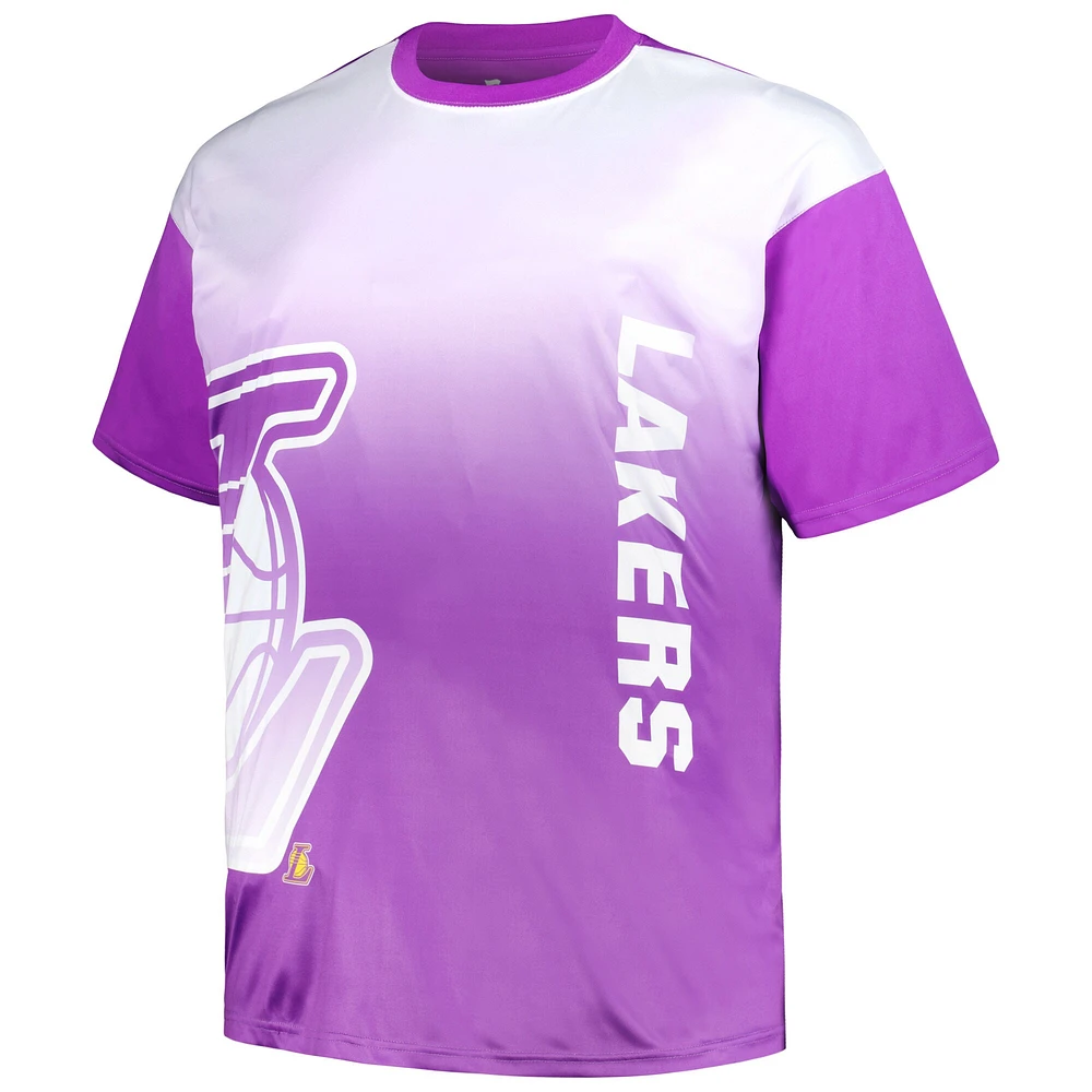 Men's Purple Los Angeles Lakers Big & Tall Sublimated T-Shirt