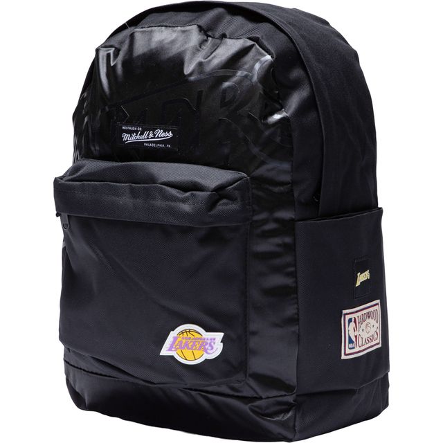 Mitchell & Ness - Sac à dos noir de l'équipe des Lakers de Los Angeles