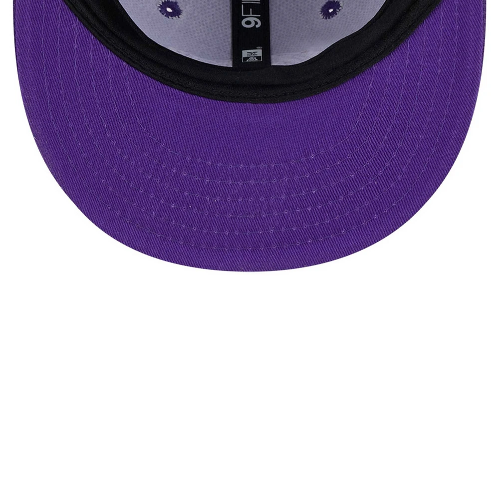 Newborn & Infant New Era Purple Los Angeles Lakers My First 9FIFTY Adjustable Hat