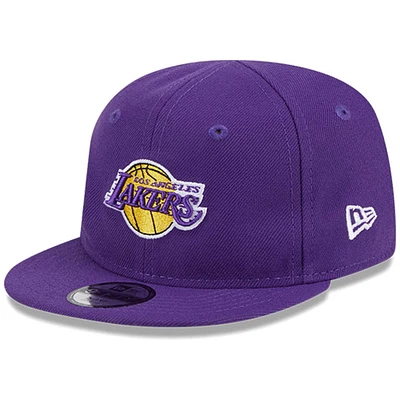 Casquette ajustable My First 9FIFTY violette des Los Angeles Lakers de New Era pour nouveau-né et bébé