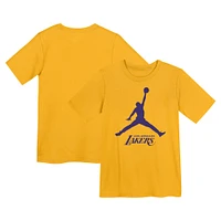 Preschool Jordan Brand Gold Los Angeles Lakers Essential Jumpman T-Shirt